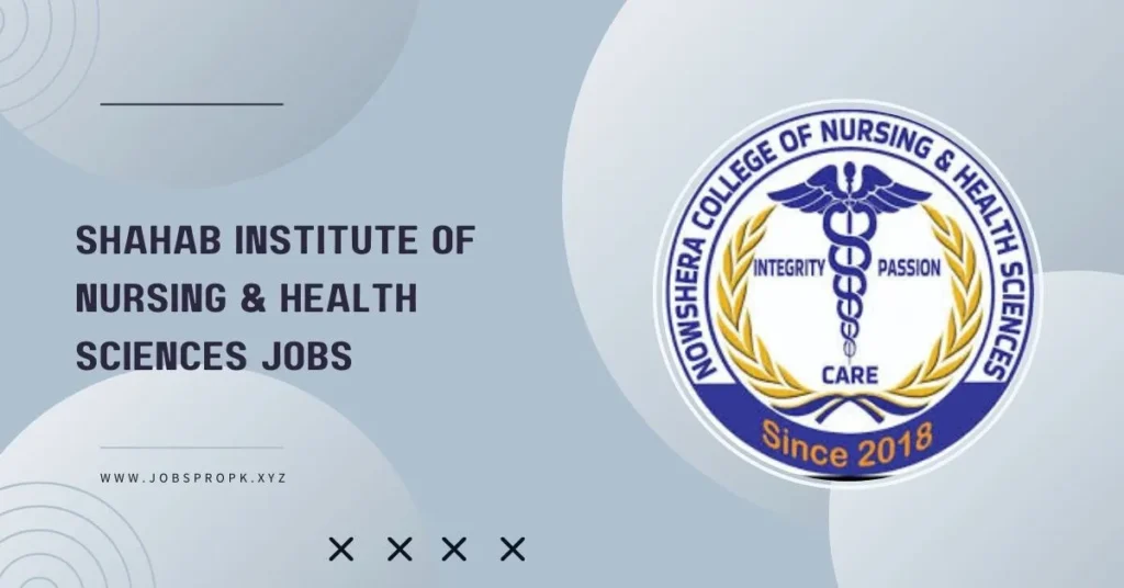 Shahab Institute of Nursing & Health Sciences Jobs